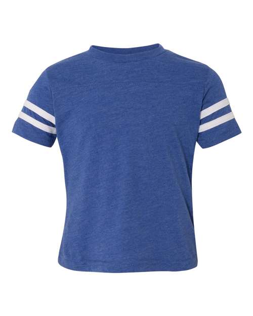 Rabbit Skins 3037 Toddler Football T-Shirt #color_VN ROYAL/ BD WHT