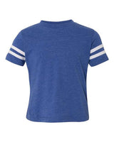 Rabbit Skins 3037 Toddler Football T-Shirt #color_VN ROYAL/ BD WHT