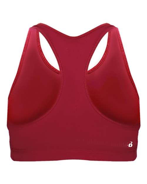 Badger 2636 Girls' B-Sport Bra Top #color_Red