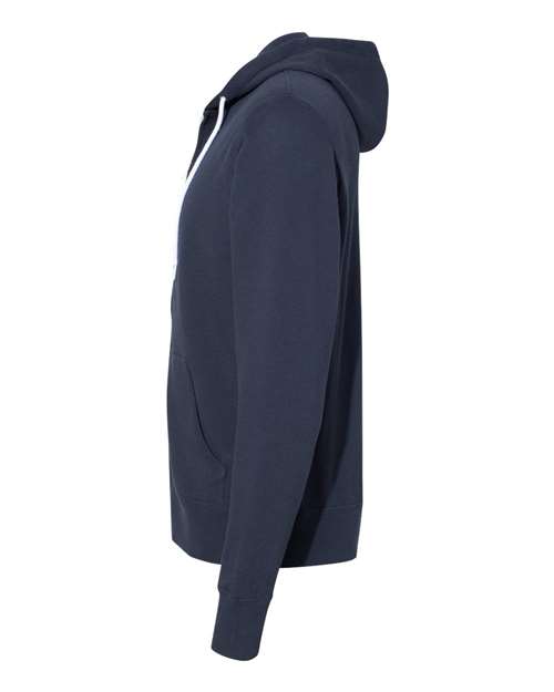 Independent Trading Co. AFX90UNZ Lightweight Full-Zip Hooded Sweatshirt #color_Slate Blue