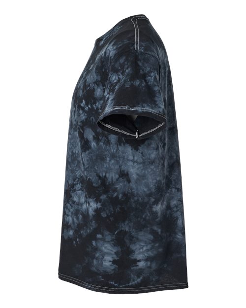 Dyenomite 200CR Crystal Tie-Dyed T-Shirt #color_Black Crystal