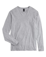 Hanes 498L Adult Nano-T Long-Sleeve T-Shirt #color_LIGHT STEEL