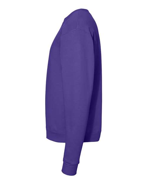Hanes P1607 Unisex Ecosmart 50/50 Crewneck Sweatshirt #color_PURPLE