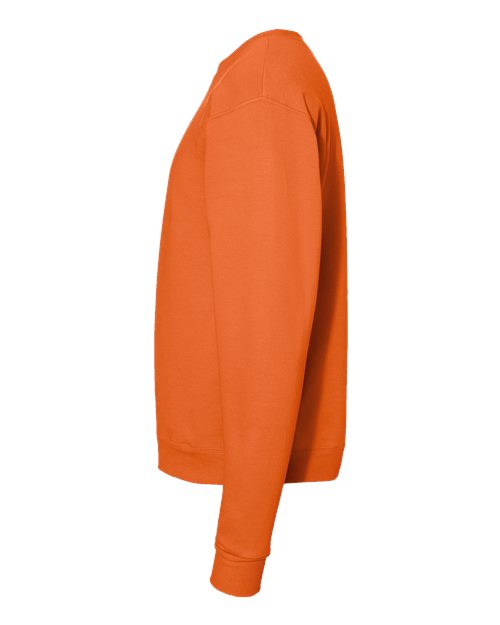 Hanes P1607 Unisex Ecosmart 50/50 Crewneck Sweatshirt #color_SAFETY ORANGE