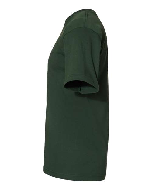 Bayside BA5040 Adult 5.4 oz., 100% Cotton T-Shirt #color_HUNTER GREEN