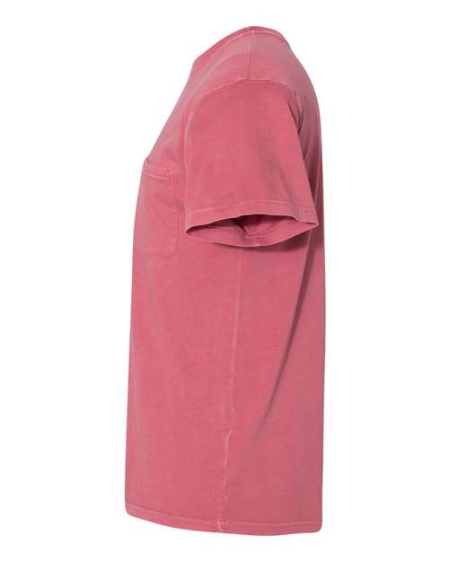 Next Level 7415 Adult Inspired Dye Crew with Pocket #color_SMOKED PAPRIKA