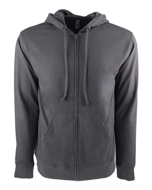 Next Level 9601 Adult French Terry Zip Hoodie #color_HVY MTL/ HVY MTL