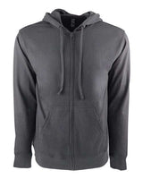 Next Level 9601 Adult French Terry Zip Hoodie #color_HVY MTL/ HVY MTL
