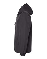 Independent Trading Co. EXP95NB Water-Resistant Hooded Windbreaker #color_Black/ Black