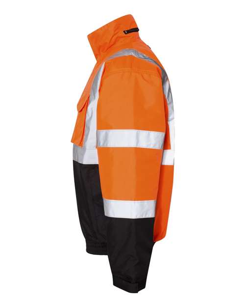 Kishigo JS121-122 Economy Bomber Jacket #color_Orange