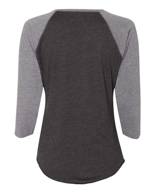 LAT LA3530 Ladies'' Baseball T-Shirt #color_VN SMK/ GRAN HTH