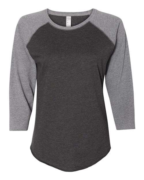 LAT LA3530 Ladies'' Baseball T-Shirt #color_VN SMK/ GRAN HTH