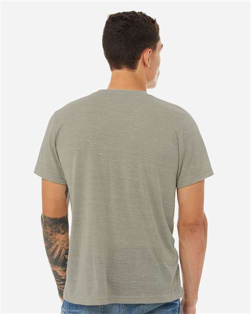Bella + Canvas 3650 Unisex Poly-Cotton Short-Sleeve T-Shirt #color_STONE MARBLE