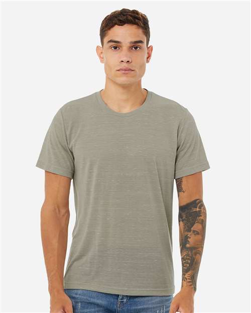 Bella + Canvas 3650 Unisex Poly-Cotton Short-Sleeve T-Shirt #color_STONE MARBLE
