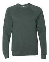 Bella + Canvas 3901 Unisex Sponge Fleece Crewneck Sweatshirt #color_HEATHER FOREST
