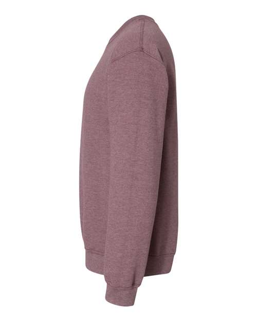 Gildan G180 Adult Heavy Blend 50/50 Fleece Crew #color_HT SP DRK MAROON