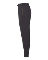 Jerzees 975MPR Adult Nublend Jogger #color_BLACK/ CHRCL GRY