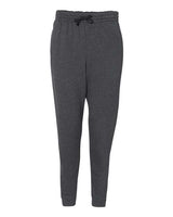 Jerzees 975MPR Adult Nublend Jogger #color_BLACK HTHR/ BLK