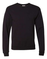 ComfortWash by Hanes GDH400 Unisex Crew Sweatshirt #color_BLACK