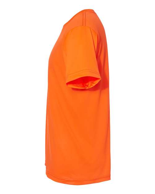 Bayside BA5300 Unisex 4.5 oz., Polyester Performance T-Shirt #color_BRIGHT ORANGE