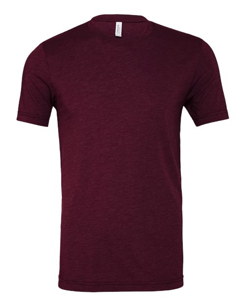 Bella + Canvas 3413C Unisex Triblend T-Shirt #color_SOLID MRN TRBLND
