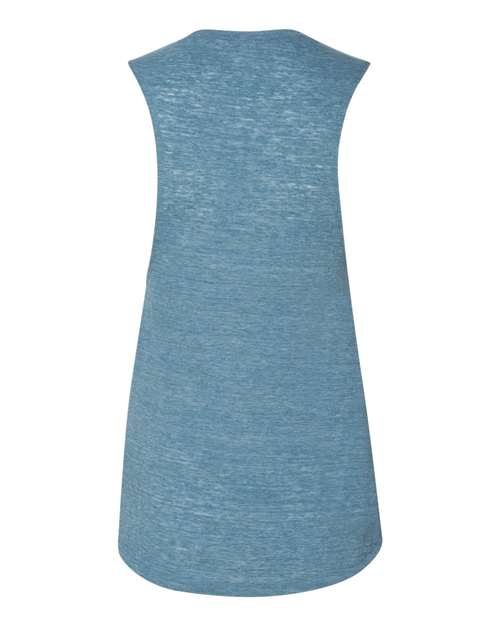 Bella + Canvas B8803 Ladies' Flowy Scoop Muscle Tank #color_DENIM SLUB