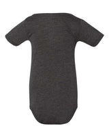 Bella + Canvas 134B Infant Triblend Short-Sleeve One-Piece #color_CHAR BLACK TRIB