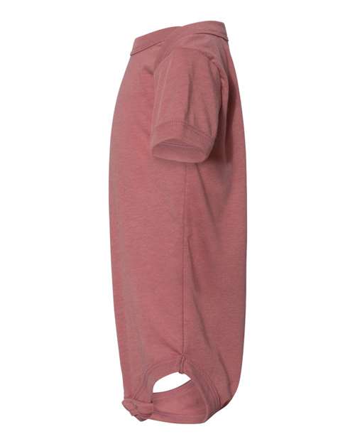 Bella + Canvas 134B Infant Triblend Short-Sleeve One-Piece #color_MAUVE TRIBLEND