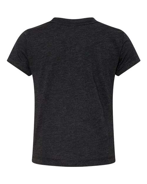 Bella + Canvas 3413T Toddler Triblend Short-Sleeve T-Shirt #color_CHAR BLACK TRIB