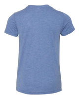 Bella + Canvas 3413Y Youth Triblend Short-Sleeve T-Shirt #color_BLUE TRIBLEND