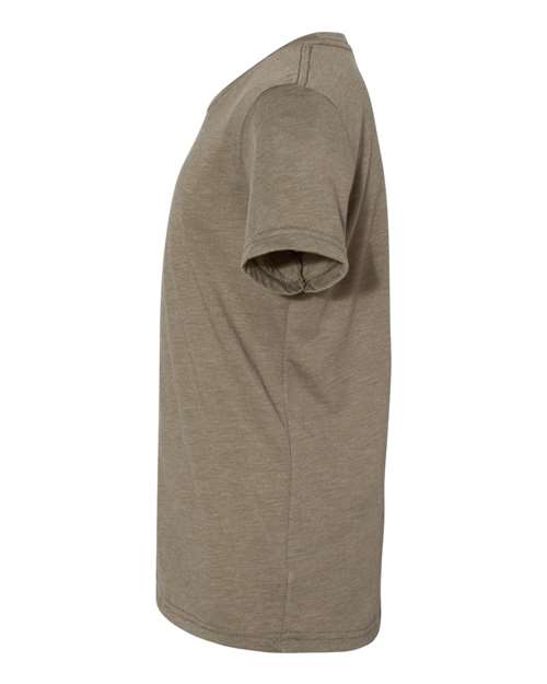 Bella + Canvas 3413Y Youth Triblend Short-Sleeve T-Shirt #color_OLIVE TRIBLEND
