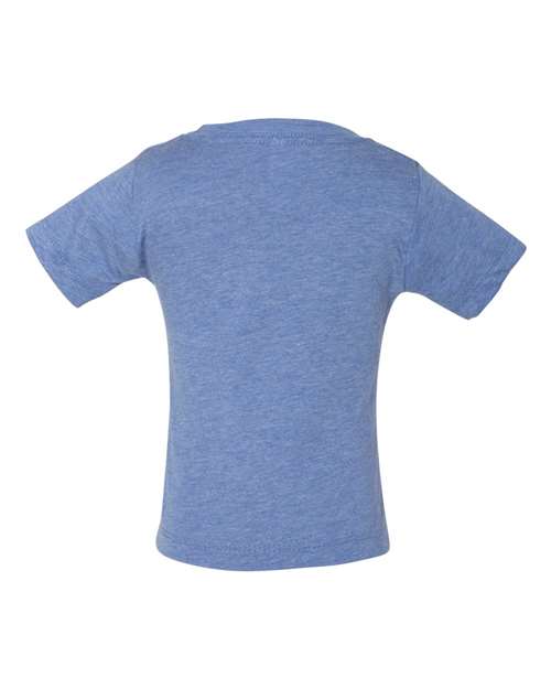 Bella + Canvas 3413B Infant Triblend Short Sleeve T-Shirt #color_BLUE TRIBLEND