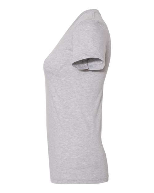 American Apparel 2102 Ladies' Fine Jersey USA Made Short-Sleeve T-Shirt #color_HEATHER GREY