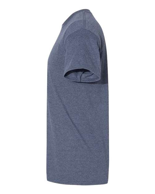 Gildan G500 Adult Heavy Cotton 5.3 oz. T-Shirt #color_HEATHER NAVY