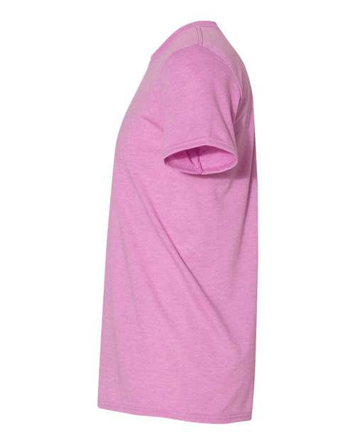Gildan G640 Adult Softstyle 4.5 oz T-Shirt #color_HTHR RDNT ORCHID