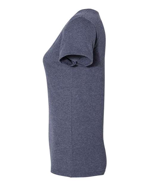 Gildan G500VL Ladies' Heavy Cotton V-Neck T-Shirt #color_HEATHER NAVY