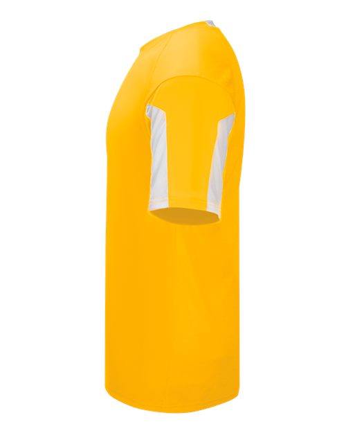 Alleson Athletic 2976 Youth Striker Placket #color_Gold/ White