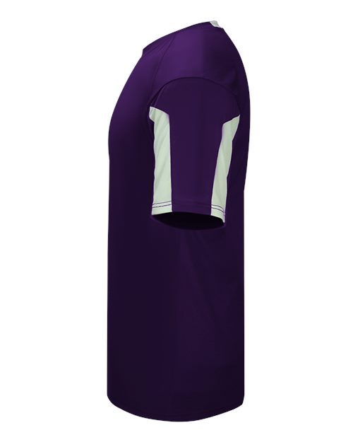 Alleson Athletic 2976 Youth Striker Placket #color_Purple/ White