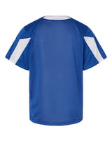Alleson Athletic 2976 Youth Striker Placket #color_Royal/ White