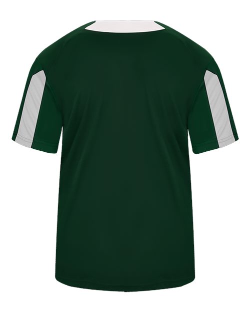 Alleson Athletic 7976 Striker Placket #color_Forest/ White