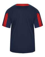 Alleson Athletic 7976 Striker Placket #color_Navy/ Red