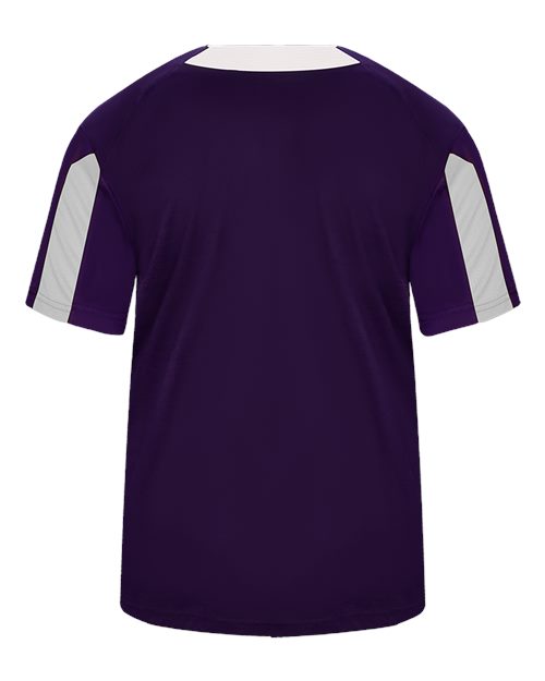 Alleson Athletic 7976 Striker Placket #color_Purple/ White