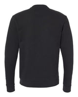 Next Level 9001 Unisex Long Sleeve Crew with Pocket #color_BLACK