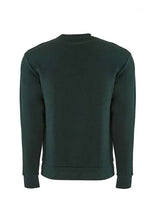 Next Level 9001 Unisex Long Sleeve Crew with Pocket #color_FOREST GREEN