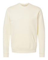Next Level 9001 Unisex Long Sleeve Crew with Pocket #color_NATURAL