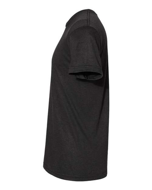Bayside 5710 Unisex Triblend T-Shirt #color_TRI BLACK