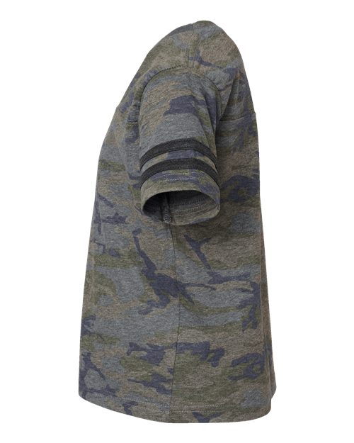 Rabbit Skins 3037 Toddler Football T-Shirt #color_VN CAMO/ VN SMK