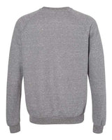 Jerzees 91MR Adult Snow Heather French Terry Crewneck Sweatshirt #color_CHARCL SNOW HTH