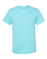 Jerzees 88MR Adult Snow Heather T-Shirt #color_CARBN BLU SNW HT