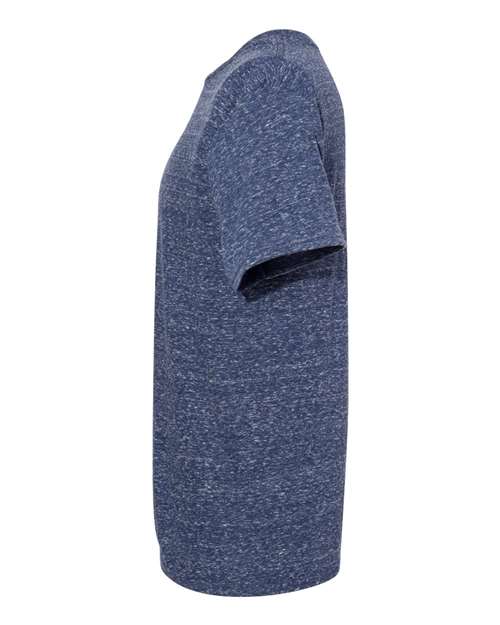 Jerzees 88MR Adult Snow Heather T-Shirt #color_NAVY SNOW HEATHR